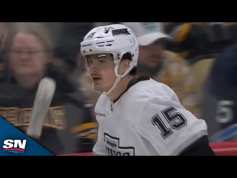 Kings Alex Turcotte Shows Off Superb Speed Before Sniping Go-Ahead Goal