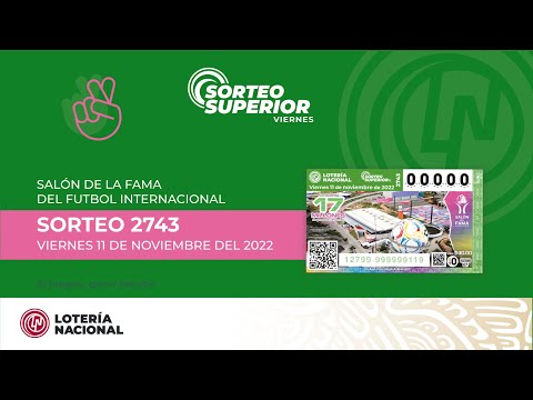 Sorteo Superior No. 2743 alusivo al Salón de la Fama del Futbol Internacional