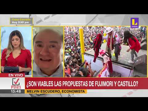 ? ¿Son viables las propuestas de Fujimori y Castillo - Melvin Escudero en latina noticias