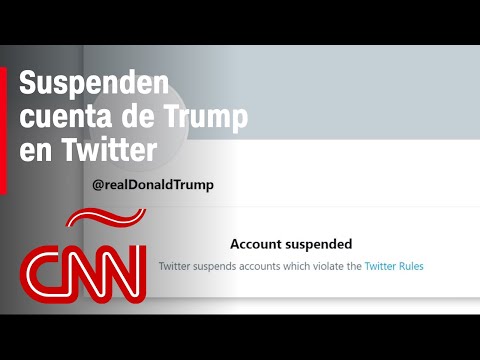 Twitter suspende cuenta personal del presidente Donald Trump de manera permanente