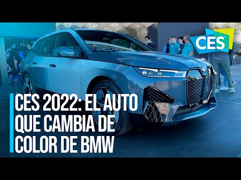CES 2022 - El auto que cambia de color de BMW