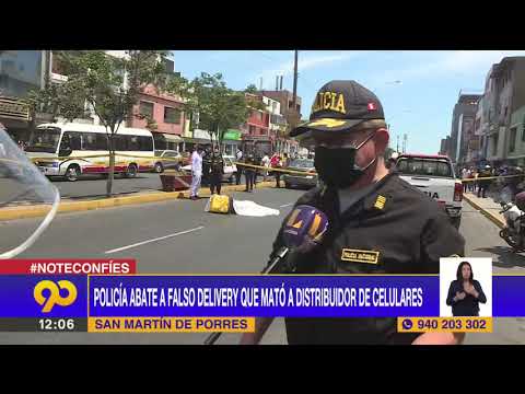 ? Policía abate a falso delivery que mató a distribuidor de celulares | Latina Noticias