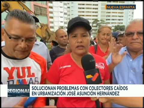 Nueva Esparta | Instalan 47 metros lineales de tuberías en la urbanización Asunción Hernández