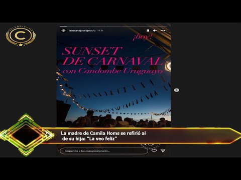 La madre de Camila Homs se refirió al  de su hija: “La veo feliz”