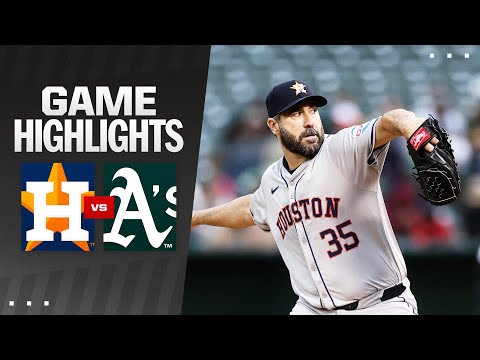 Astros vs. As Game Highlights (5/24/24) | MLB Highlights