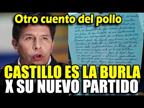 Pedro Castillo recibe burlas tras anunciar la creación de su nuevo partido político estando preso