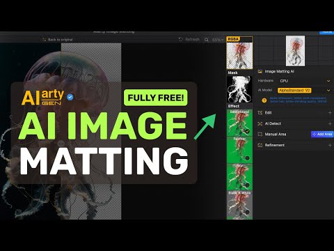 Aiarty Image Matting : Remove Backgrounds from Images with this FREE AI Tool!