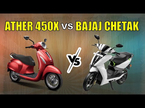 Bajaj Chetak VS Ather 450X | Latest Electric Scooters | Electric Vehicles