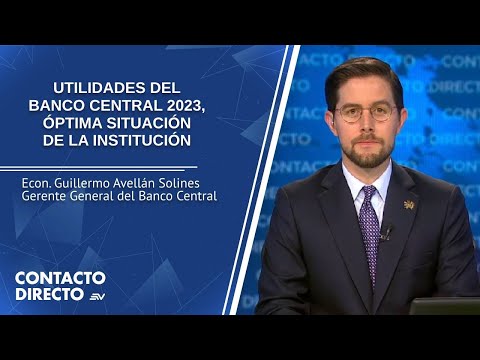 Entrevista con Guillermo Avellán - Gerente general del Banco Central | Contacto Directo | Ecuavisa