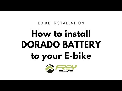 #ebike  How to install DORADO BATTERY to your E-bike?