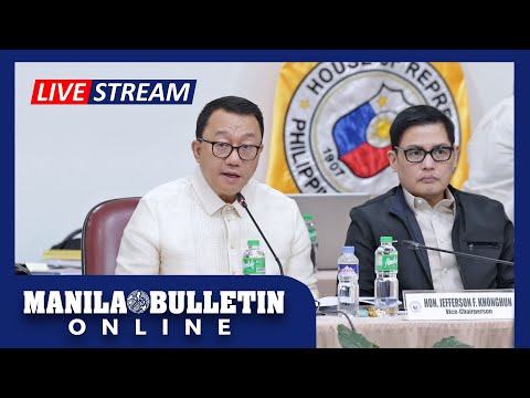 LIVE: House committee hearing on OVP, DepEd budget | Sept. 25