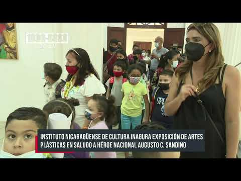 Exposición de artes plástica en el Palacio Nacional «Sandino en mi corazón» - Nicaragua