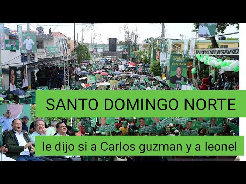 Santo Domingo Norte: Leonel Fernández proclama a Carlos Guzmán como candidato