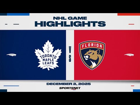 NHL Highlights | Leafs vs. Panthers - December 2, 2025