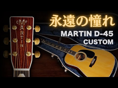 【MARTIN D-45 CUSTOM】1995年製 ソリッドアバロン&黒ピックガード(完全予約制 名古屋アコギ専門店 オットリーヤギター)