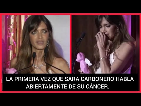 ?SARA CARBONERO HABLA POR PRIMERA VEZ Y PÚBLICAMENTE DE SU ENFERMEDAD