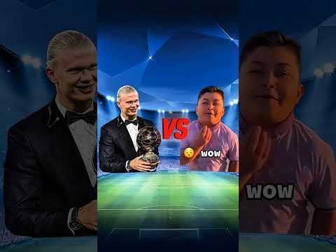 Ballon D'or Ronaldo Team 🆚 Beatbox Team (Ronaldo, Messi, Haaland) (J-COP, Ratinho, Beatbox Kid) 🤯⚽😱