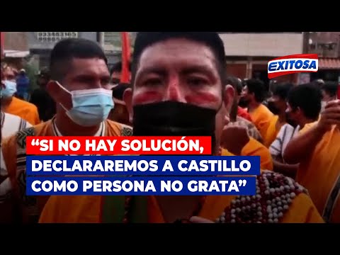 Huancayo: “Si no hay solución, declararemos a Pedro Castillo como persona no grata”