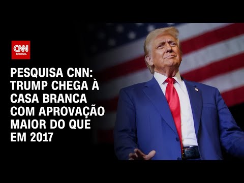 Pesquisa CNN: Trump chega à Casa Branca com aprovação maior do que em 2017 | CNN 360°