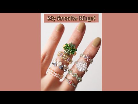 My Favorite Rings❤️Tutorials Here:作り方はこちらから