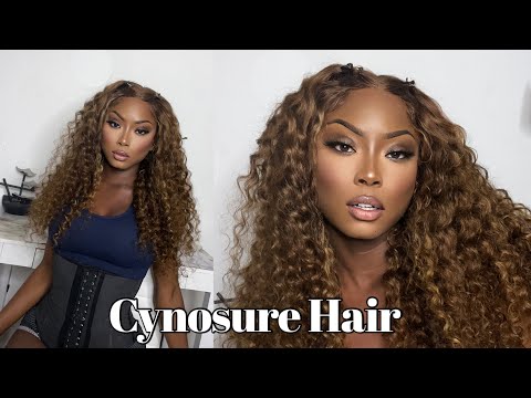 Honey Blonde Deep Wave Wig Ft.Cynosure