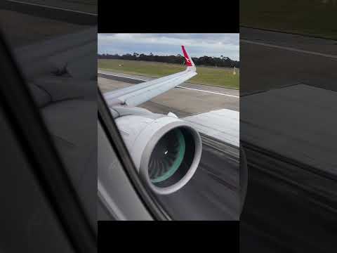 Qantas Airbus A321XLR inaugural landing Melbourne