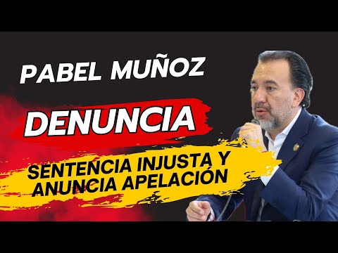Alcalde de Quito Pabel Muñoz Denuncia Sentencia 'Injusta' y Anuncia Apelación