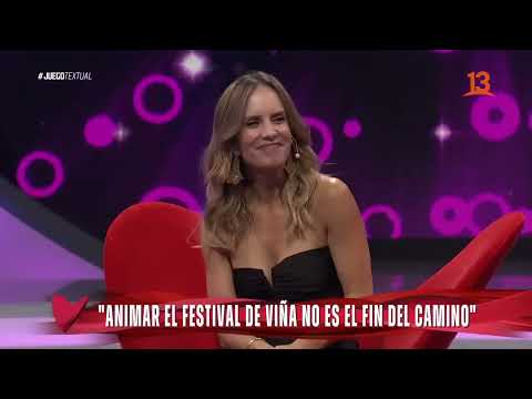 ¿Diana Bolocco quiere animar el Festival dea Viña? Juego Textual, Canal 13.