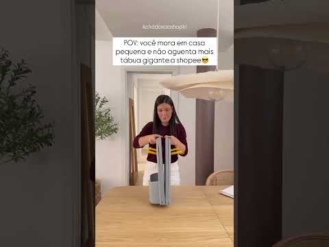 Chega de tábua gigante ocupando espaço 😅 #tabuadobraveldpassar#areadeserviçocompacta#viral