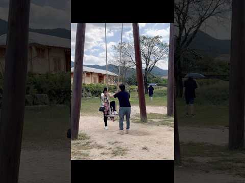 🇧🇩🇰🇷 দোলনা টায় উঠতে পারলাম না 🤭 #shorts