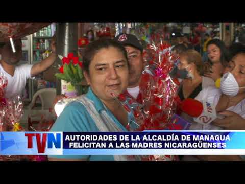 AUTORIDADES DE LA ALCALDÍA DE MANAGUA FELICITAN A LAS MADRES NICARAGÜENSES