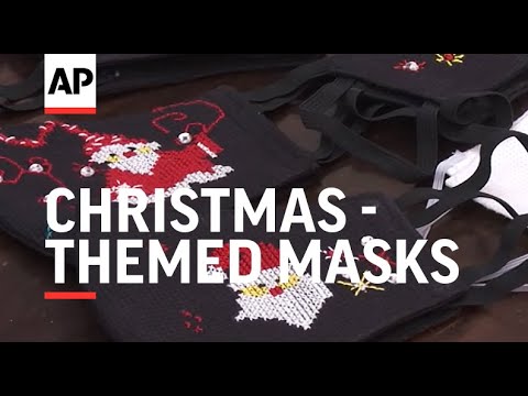 Local Christmas-themed masks find market in Europe