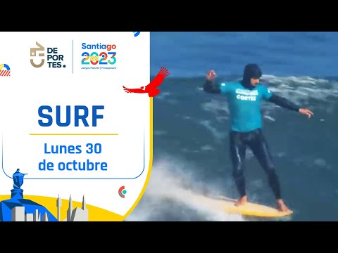 ¡HACIENDO HISTORIA! Rafael Cortéz clasifica a la final de surf en Panamericanos 2023