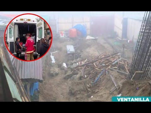 Ventanilla: Muro de casa colapsa por la humedad y acaba con la vida de un albañil