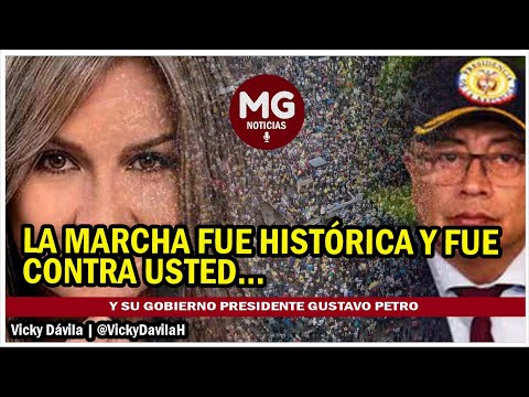 CONTUNDENTE MENSAJE VICKY DÁVILA AL PRESIDENTE POR HISTÓRICA MARCHA DEL 21A