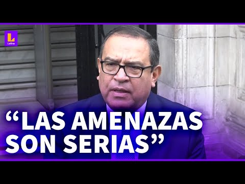 Las amenazas son serias: Alberto Otárola sobre audio enviado a diplomáticos peruanos en México