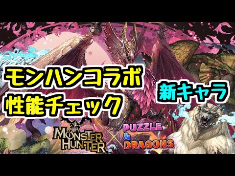 【性能チェック】モンハンコラボ新キャラで欲しいと思ったキャラは…？【パズドラ】