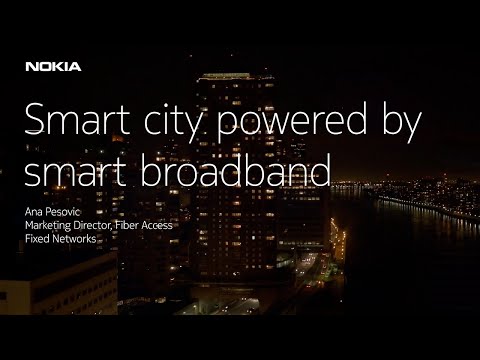 Smart city powered by smart broadband