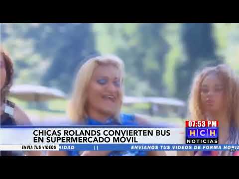 Ante crisis Chicas Rolands convierten su bus en supermercado móvil
