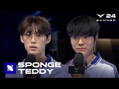 Sponge, Teddy 인터뷰 | DRX vs. BRO | 08.01 | 2024 LCK 서머 스플릿