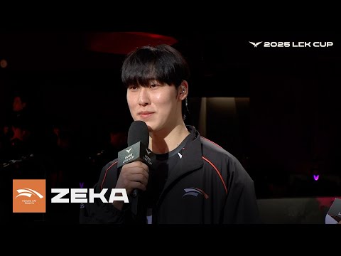 Zeka 인터뷰 | HLE vs KT | 01.19 | 2025 LCK CUP 그룹 배틀