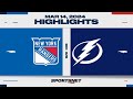 NHL Highlights  Rangers vs. Lightning - March 14, 2024