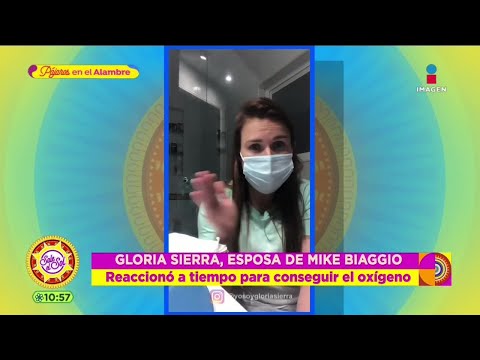 Gloria Sierra da detalles de la batalla de Mike Biaggio contra COVID-19 | Sale el Sol