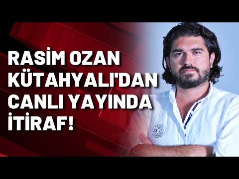 RASİM OZAN KÜTAHYALI'DAN İTİRAF!