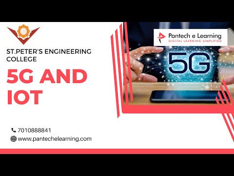 5G  and IOT | St Peter’s Engg College | Hyderabad | Pantech eLearning | Hyderabad | Chennai