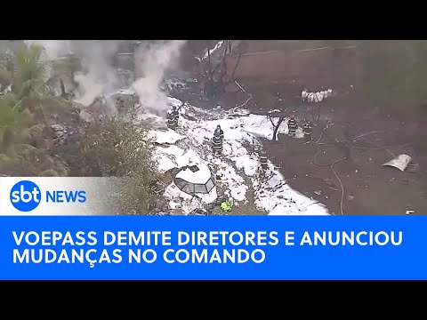 Voepass demite diretores e anuncia mudanças no comando da companhia | #SBTNewsnaTV (27/09/24)