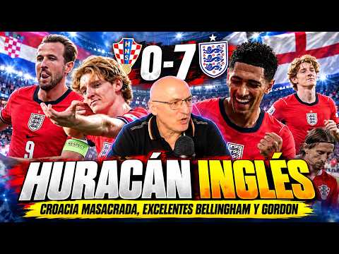 INGLATERRA MASACRA A CROACIA | Bellingham y <strong>Gordon</strong>, sensacionales
