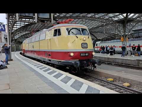 Treinspot: Vertrek FEK Rheingold Keulen | Abfahrt FEK Rheingold Köln HBF