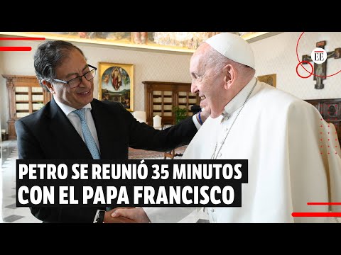 Gustavo Petro y el papa Francisco hablaron sobre la paz en Colombia | El Espectador