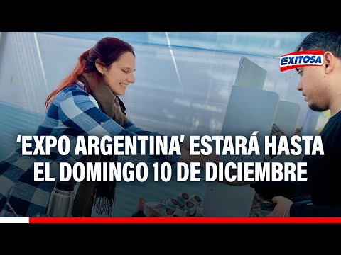 'Expo Argentina' estará para el público hasta el domingo 10 de diciembre en el Campo de Marte